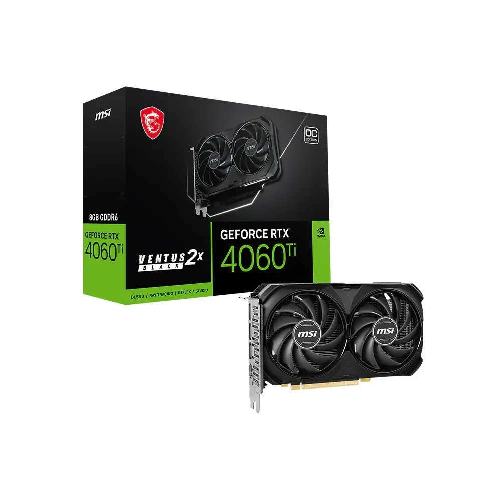 [GC_MSI_RTX_4060_TI_VENTUS_2X_BLACK_8G_OC] MSI RTX 4060 TI VENTUS 2X BLACK 8G OC