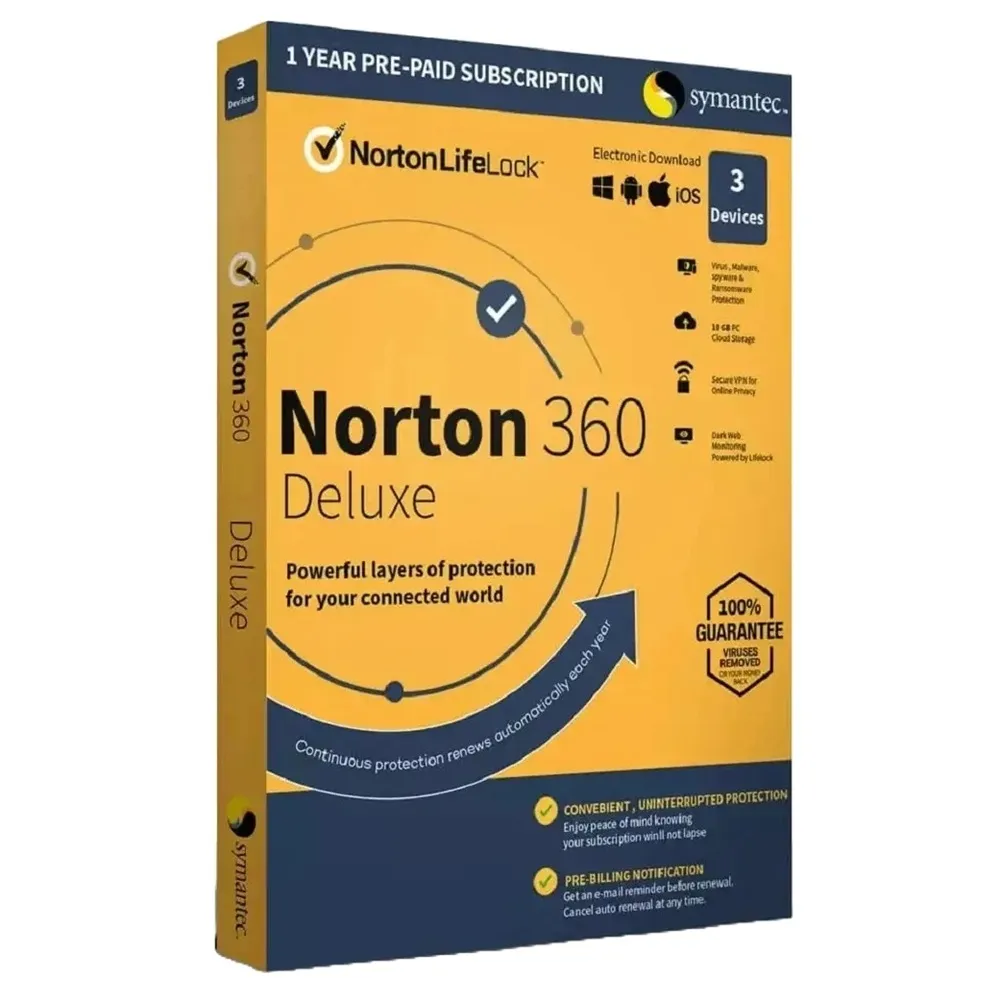 NORTON 360 DELUXE - 3 DEVICES