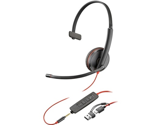 [Headset_POLY_BLACKWIRE_3210] POLY BLACKWIRE 3210
